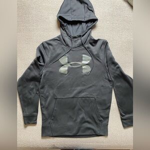 Mend’s Small Black Under Armour Hoodie- Performance Athletic Sporty